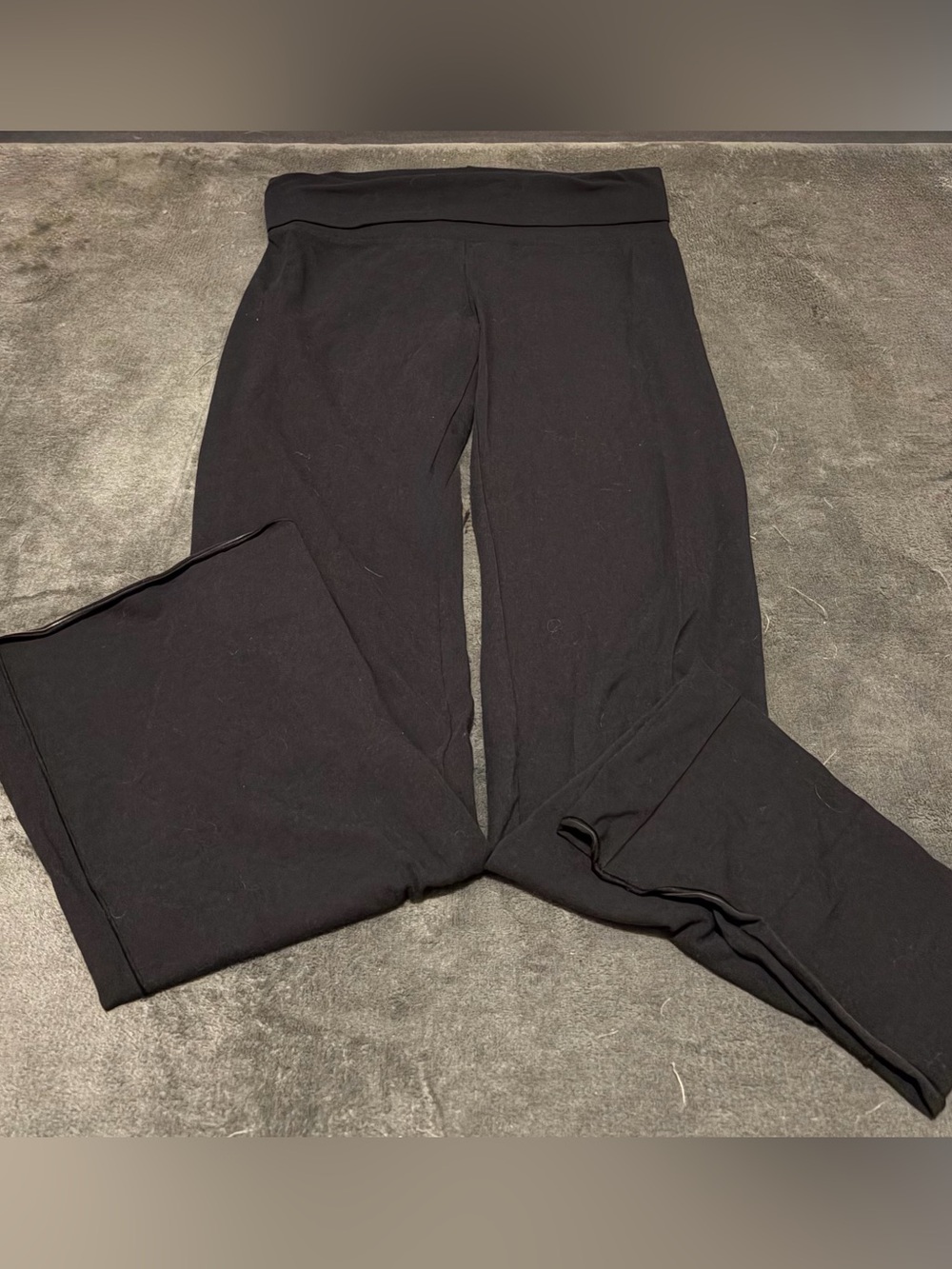 SKIMS Black Wide-Leg Lounge Leggings